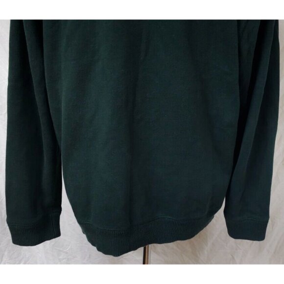 Old Navy Mens XL Green Fleece Zip Up Outdoor Casual Long Sleeve Pockets Jacket - Picture 9 of 12